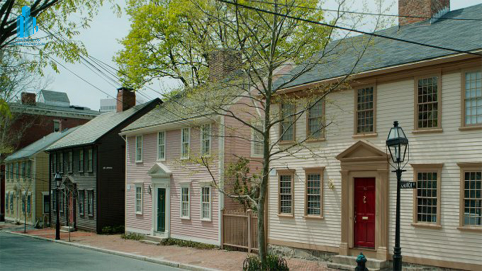 Colonial and Georgian Architecture in rhode island