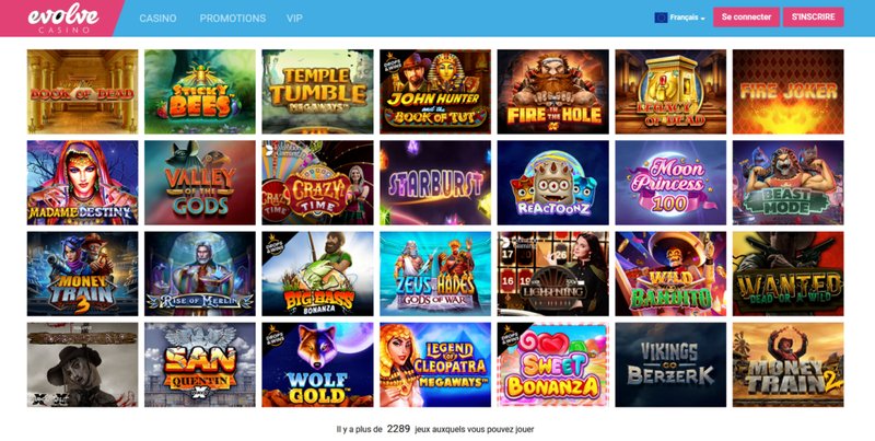 En savoir plus sur evolve casino fr